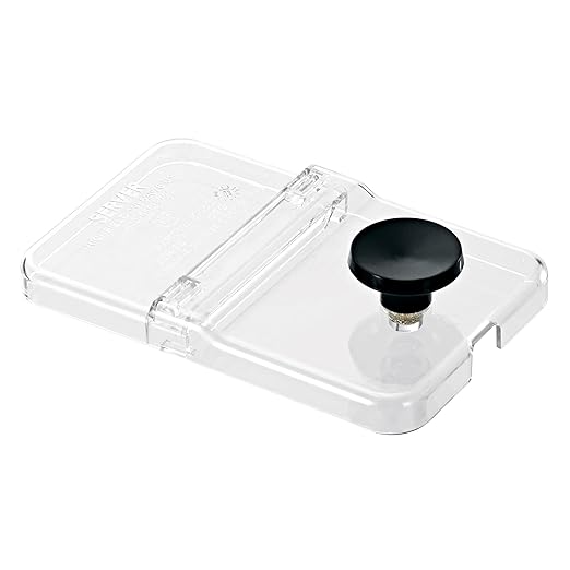 Server Products Dispenser Jar Lid Clear Plastic 1/9-Size Jar Hinged Lid for Condiment Dispenser Jars 87253 Compatible with Server 1/9 Size Fountain Jars