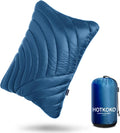 Camping PillowSupportive Compressible Travel Pillow Middle Size Lightweight Camp Pillow with Storage Bag for CampingHikingBackpackingAirplane