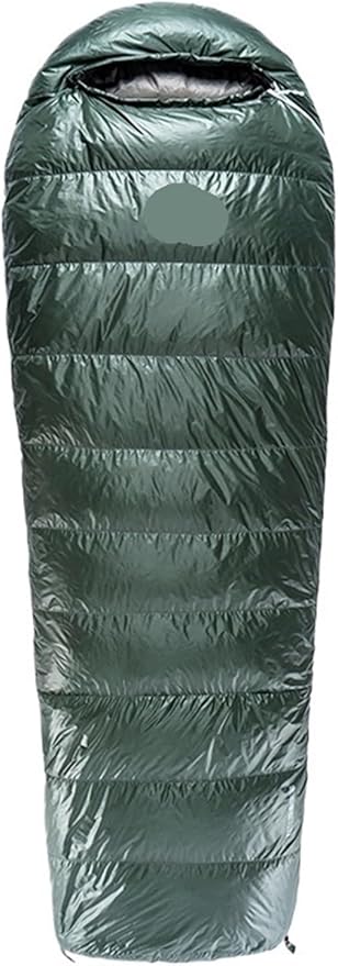 700FP Gray Goose Down Envelope Sleeping Bag – E-Series Ultra Warm for Camping Backpacking