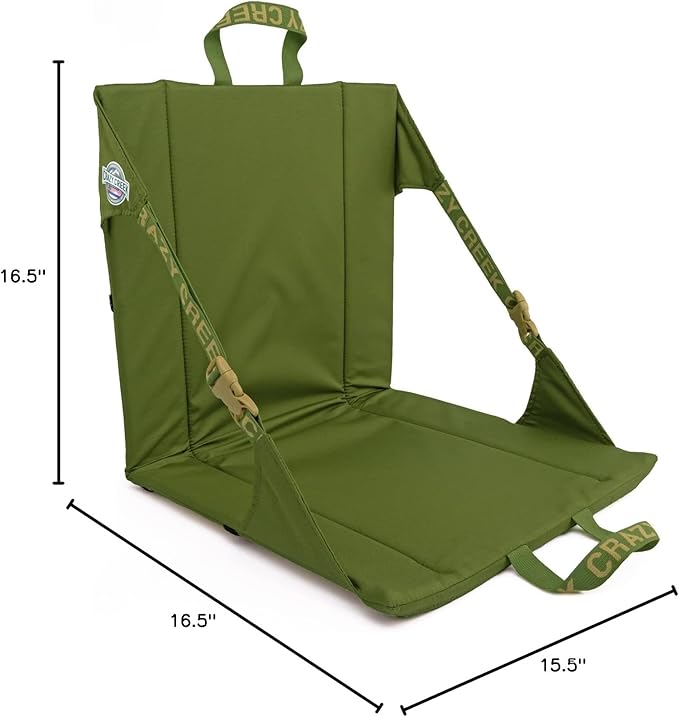 Crazy Creek Original Chair Perfect for Stadium Seats Camping Hiking &amp More Comfort on All Terrains Adjustable Straps Lightweight Design Water-Resistant