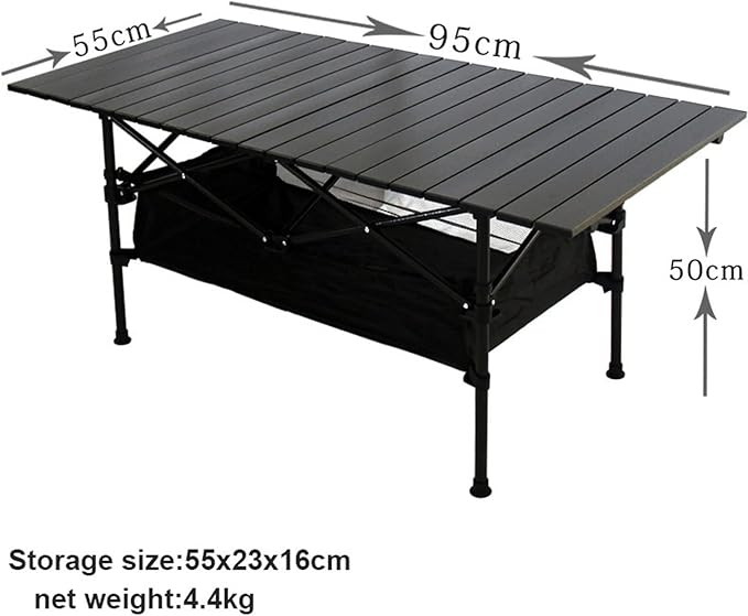Picnic Tables Outdoor Folding Table Chair Camping Aluminium Alloy BBQ Egg roll Table Picnic Table Waterproof Reliable Folding Table Desk