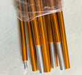 Aluminium Tent Pole Tent Rod Replacement Accessories Tent Bar Tent Building Supporting Rod Awning Frames Kit for Hiking Camping 11mm (11mmx19.16ft)