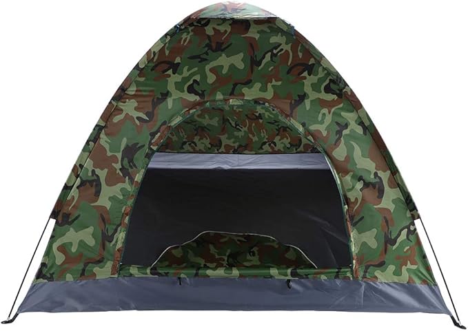 Outvita Camping Tent 4 Person Dome Tents with Rainfly &amp Carrying Bag Waterproof Easy Setup Tent with Mesh Windows for Camping &amp Hiking