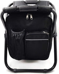 XKMT- Folding Stool Insulated Cooler Bag Backpack Chair Beach Fishing Camping Hiking