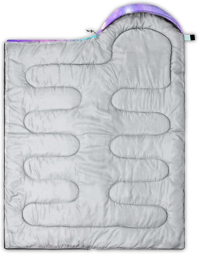 QOOMO Camping Sleeping Bags3 Season Warm &amp Cool WeatherLightweightWaterproof Sleeping Bags for Adults &amp KidsTravelingand OutdoorsCamping Gear Equipment