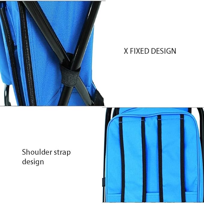Ultralight Folding Camping Chair Portable Heavy Duty Outdoor Fishing Chair Compact &amp Stable for Beach Festival and Outdoor Activities – 100kg Capacity