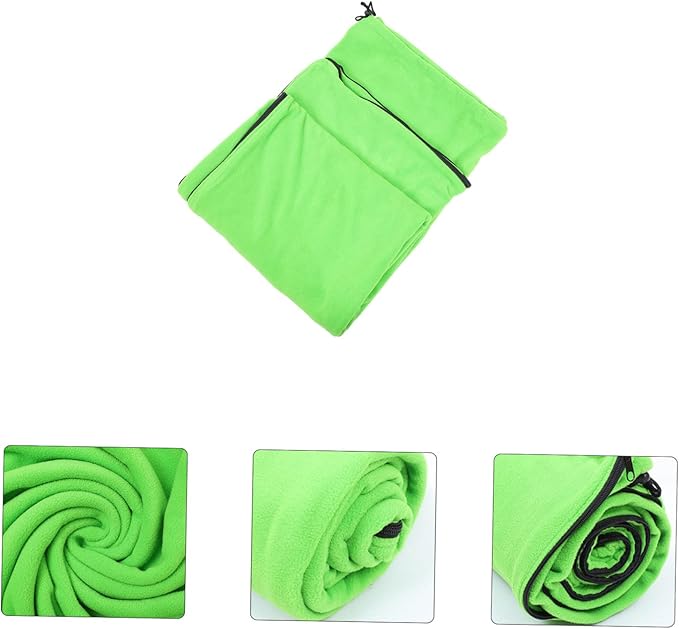 DECHOUS Lightweight Envelope Shape Outdoor Durable Polar Fleece Compact Design Windproof for Camping Travel Accessories