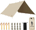 Free Soldier Waterproof Portable Tarp Multifunctional Outdoor Camping Traveling Awning Backpacking Tarp shelter Rain Tarp