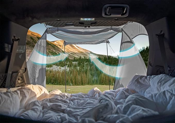 KAMPKEEPER SUV Car Tent Tailgate Shade Awning Tent for Camping Vehicle Camping Tents Outdoor Travel