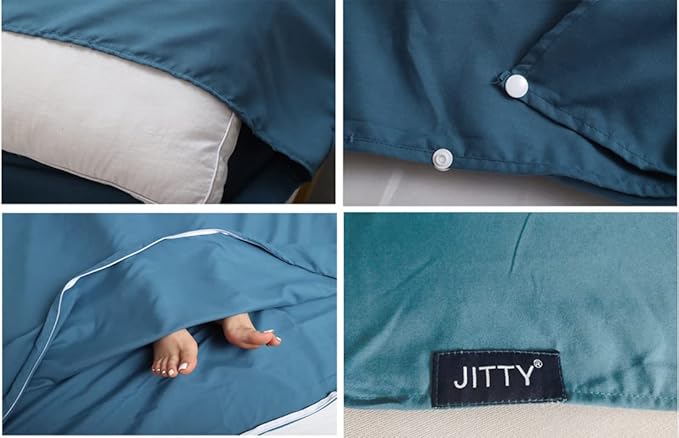 JITTY Sleeping Bag Liner Travel Sheet for Business Camping Backpacking Hiking Mountain Climbing Home Hostels Train 83x45