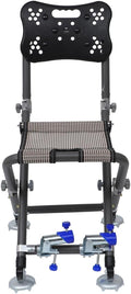 1pc Multifunctional Portable Folding Beach Chair Backrest Lightweight Fishing Stool for Camping Hiking and Outdoor Activities