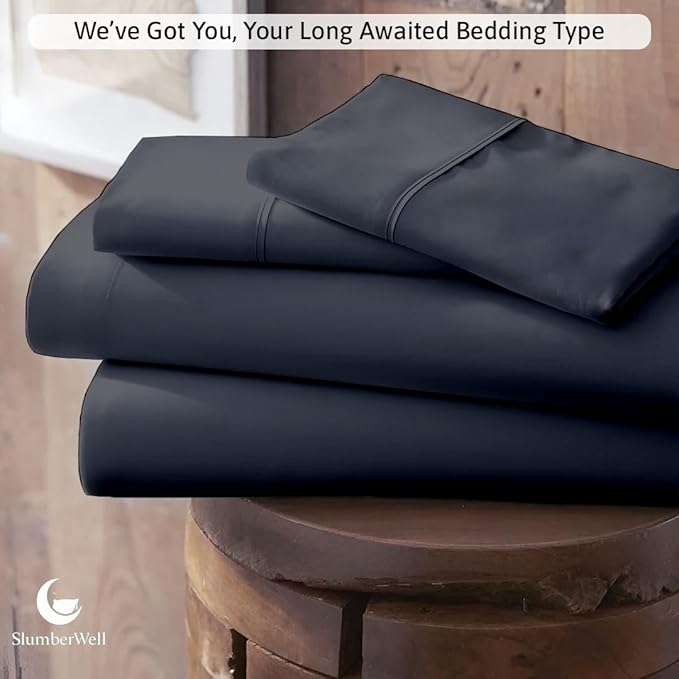 SlumberWell 4 Piece Luxury Soft Microfiber Fitted Bed Sheet Set for Campers 6 to 12 Inch Deep Pocket RV Bunk 35 x 79 Dark Grey