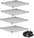 24 x 24 Replacement Wire Shelves 4 Pack for Storage Systems Chrome-Plated Steel Build NSF