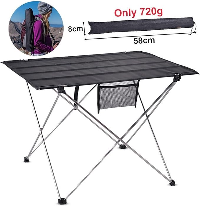 Picnic Folding Table Portable Folding Table Outdoor Camping Home Barbecue Picnic Ultra Light Aluminum Alloy Traveling Table Fishing Outdoor camping table Hiking camping table Hiking camping t