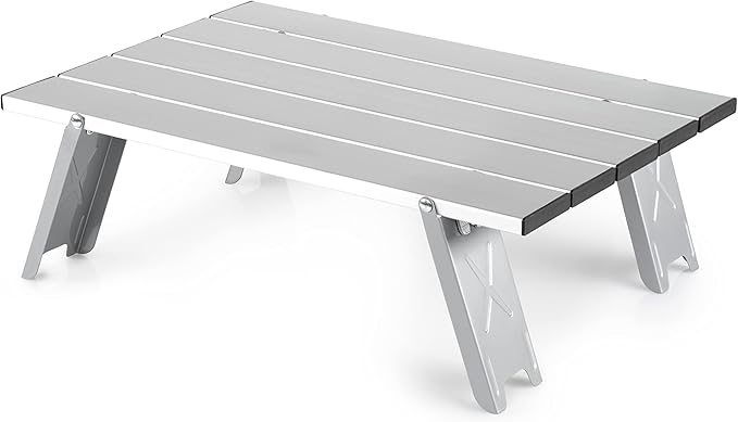 GSI Outdoors Micro Table + I Collapsible Multipurpose Camping Table for Backpacking Car Camping &amp Base Camp