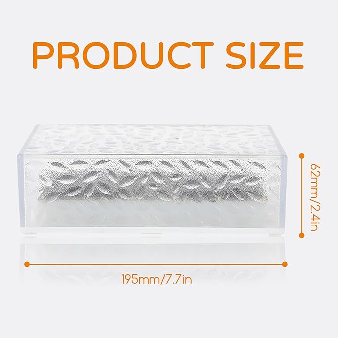 Wokyo Solar Brick Steps Lights Outdoor Cement Wall Lights 7.8x3.9 inch Rectangular Solar Brick Paver Lights for Garden Lawn Yard Pathway Driveway Walkway Decor 4 Packs (Rectangular-Warm White)