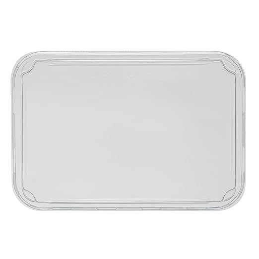 Restaurantware-LIDS ONLY: Matsuri Vision 6.6 x 4.6 x 1.2 Inch Lids For Sushi Containers 100 Airtight Lids - Containers Sold Separately No-Fog Design Clear Plastic Dome Lids For Sushi Boxes