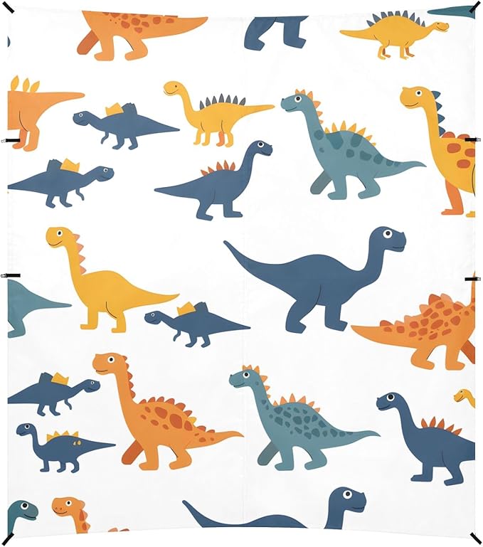 Dinosaurs Camping Sun Shelter Beach Tent Portable Beach Sun Shade Outdoor Canopy for Camping Trips Fishing Picnic