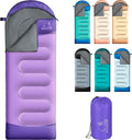 Sleeping Bags for Adults Kids - 3 Season Cold&ampWarm Weather Waterproof Camping Sleeping Bags - Lightweight Sleeping Bags for Camping Hiking Outdoor Travel