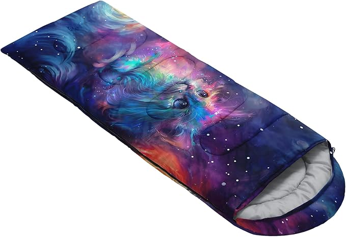AILONEN Cartoon Camping Sleeping Bag for Boys Girls AdultsLightweight &amp Waterproof3 Season Warm &amp Cold WeatherPortablePrinted Sleeping BagTravelingCampingHiking
