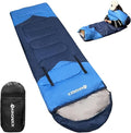 KINGROCK Sleeping Bags for Adults Backpacking Lightweight Waterproof- Cold Weather Sleeping Bag for Adults for Warm Camping Hiking Outdoor Travel with Compression Bags