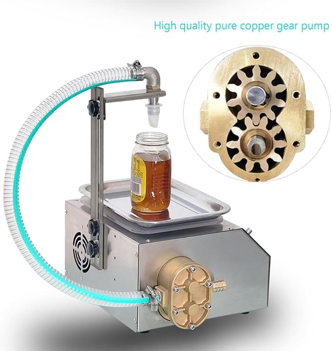 Automatic Liquid Honey Filling Machine 20ml-10000ml Stainless Steel Paste Viscous Liquid Bottling Intelligent Bottle Filler Machine for Pear Syrup Chocolate Sauce
