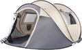 4 Person Easy Pop Up Tent for CampingWaterproof Automatic Setup 2 Doors-Instant Family Tents with Vestibule &amp Porch Large Size Family Tent Automatic Setup for Camping Hiking &amp Traveling