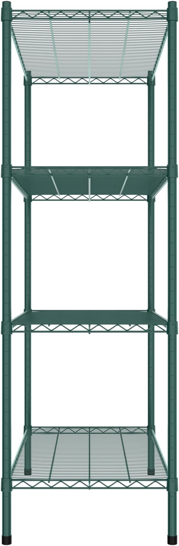 Commercial NSF Listed Green Epoxy Stationary Wire Shelving Kit 21 x 42 x 64 with 4 Shelves Perfect for Warehouse Walk-in Refrigerator Freezer Grocery Store Restaurant Dishroom