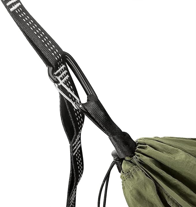 Sunyear Camping Hammock with Removable No See-Um Net Double &amp Single Portable Outdoor Hammocks Parachute Lightweight Nylon with Tree Straps for Adventures Hiking Backpacking