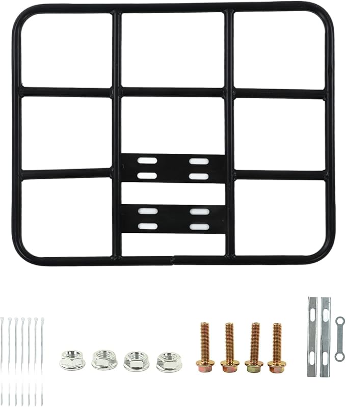 Delivery Food Bag Rack Food Delivery Box Rack Rear Grille 80kg Loading Delivery Food Box Bracket Universal for Motorcycle Electric (Type 2 53/43)