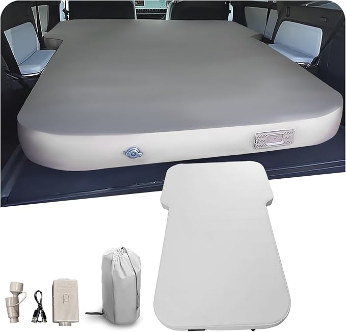 Air Mattress Compatible with R1S Camping Bed Rear Trunk Inflatable Bed Cushion Mattress fit for Rivian with Electric Pump for R1S Accessories