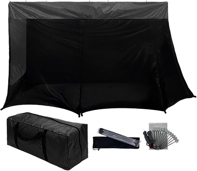 SUV Tent - Mesh/PU Waterproof Sun Protection Canopy126x78x76.7 Inch Windproof Portable SUV Tailgate Tent Vehicle Rear Hiking Traveling