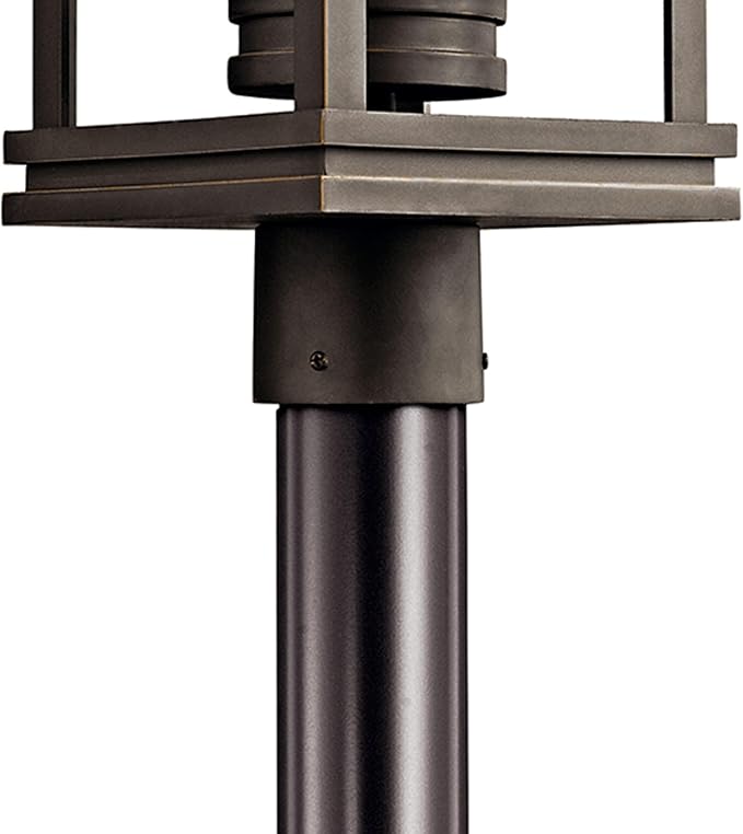 Kichler 49478RZ South Hope Outdoor Post Mount 1-Light Rubbed Bronze