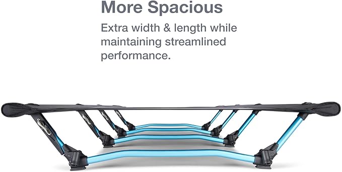 Helinox Cot Max Lightweight Compact Collapsible Portable Camping Cot Blackout (2026)