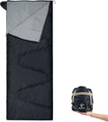 REDCAMP Ultra Lightweight Sleeping Bag for Backpacking Hiking Comfort for Adults Warm Weather with Compression Sack