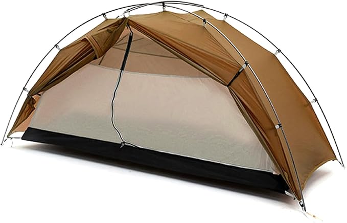 Taiji 1 Ultralight 3/4 Season Camping Tent 1 Person Backpacking Tent Easy Setup Instant 5000mm Waterproof Small Dome Tents for One Man Hiking Mountain