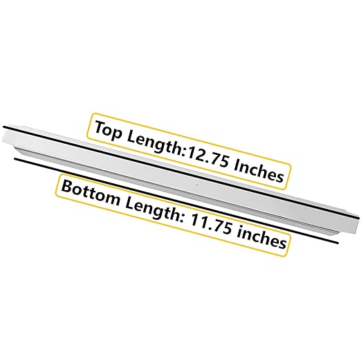 12 Stainless Steel Steam Table Adapter Bars – Hotel Pan Divider for Full &amp Fractional Size Pans Commercial Food Service Use (8 12-inch Long)
