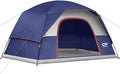 Tents for Camping 6 Person Tent Waterproof Windproof Double Layer Family Camping Tent Easy Setup Dome Tent with Large Mesh Windows &amp Wider Door for Outdoor Camping &amp Hiking