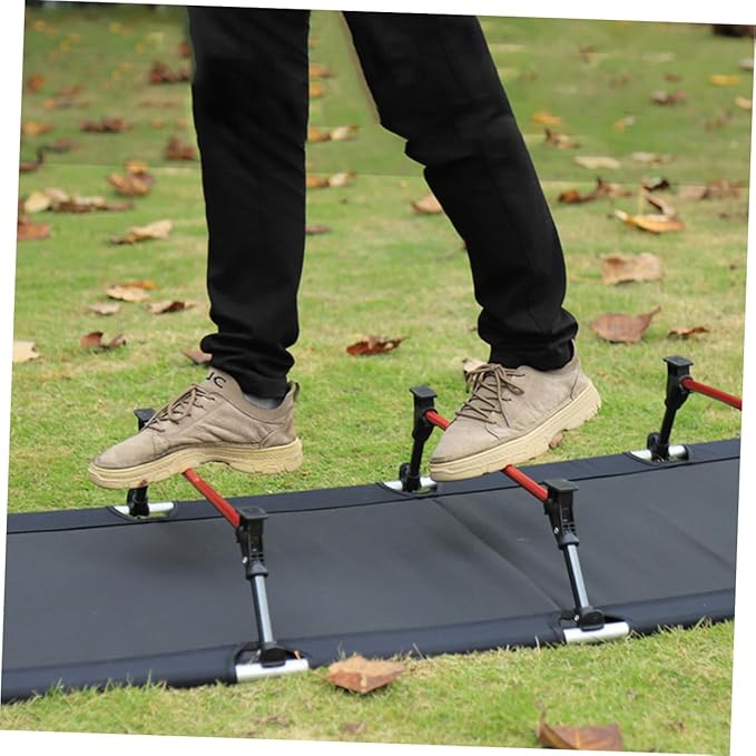 BESPORTBLE Portable Folding Camping Cot Lightweight Outdoor Bed for Guests Easy Storage Design for Camping Hiking and Beach Trips