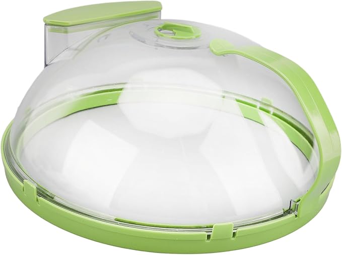 Microwave Cover Multipurpose Sealed Proof Food Cover with Adjustable Vents and Overflow Groove for Oven Refrigerator and Outdoor Use