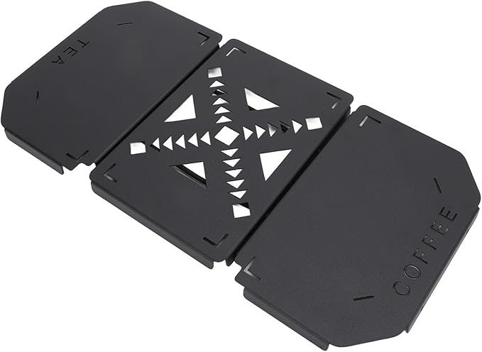 Folding Lunch Box Table Top Aluminum Alloy Portable Camping Table Board for Coffee Station Fishing Box