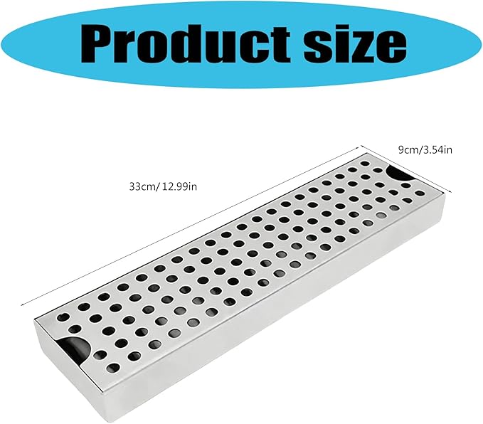Easy Maintenance Stainless Steel Drain Board for Coffee and Wine Tool Draining Tray for Commercial Kitchen Equipments Stainless Rack