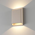 Aluminum Wall Sconces 15.5W LED Waterproof Wall Lights IP65 Outdoor Porch Lamp Up and Down Dimmable Modern Wall Lamps for Bedroom Living Room Garage Yard 3000K… (Champagne)