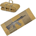 scosao Shooting Mats Prone Padded Portable Roll Up Folded Shooting Mat Extra Large Tactical Shooting Blanket 1000D Oxford Cloth with Thickened Cotton Padding for Shooting Hunting Camping-Black