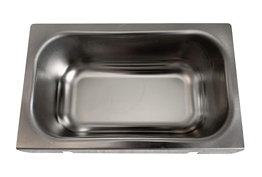 Commercial Kitchen Restaurant Duty Canopy Hood Grease Cup- Removable Keyhole Mount 2.5” Deep