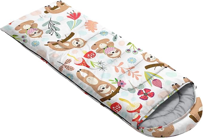 QOOMO Camping Sleeping Bags3 Season Warm &amp Cool WeatherLightweightWaterproof Sleeping Bags for Adults &amp Kids Travelingand Outdoors