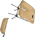 Compatible for 3F UL Gear Camping Folding Back Chair Ultra Light Fabric Fishing Chairs Beach Outdoor Equipment(Black)