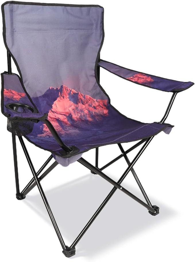 Northroad Camping Chair Portable Camp Chair Folding Lawn Chair with Cup Holder for Outdoor Camping Hiking Travel Patio Beach Picnics