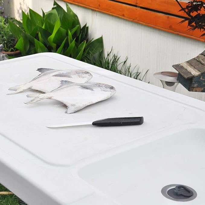 Modern Home Portable Folding Outdoor Fish Fillet/Filet Table for Cleaning/Cutting - Perfect for Fishing/Gardening/Camping