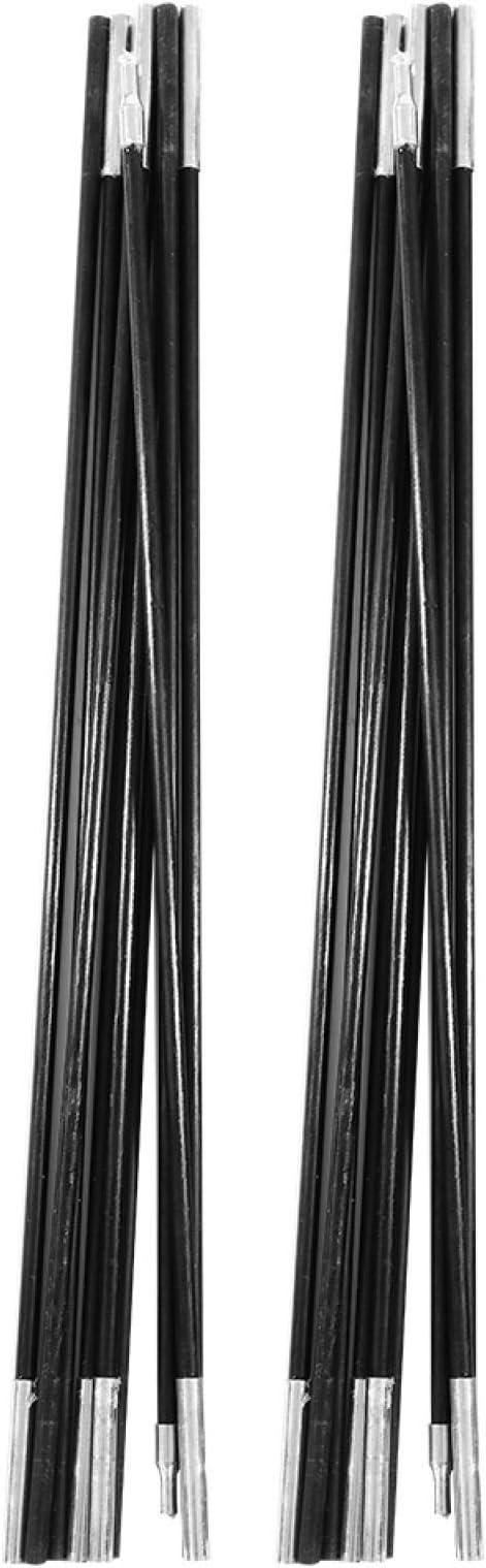 Fiberglass Tent Poles Replacement Kit - 2 Poles 4.9M Adjustable for Tarp &amp Awning Poles - Camping &amp Hiking
